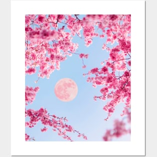 Blossom moon Posters and Art